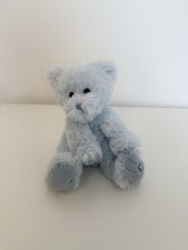 Russ Berrie Shining Stars Light Blue Teddy Bear Plush Soft Toy 8”