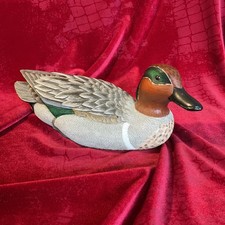 Heritage Decoys J B Garton Green Winged Teal Miniature Made in Canada