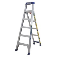 Werner Combination Ladder Aluminium Step Ladder Anti Slip Foldable 2.9m