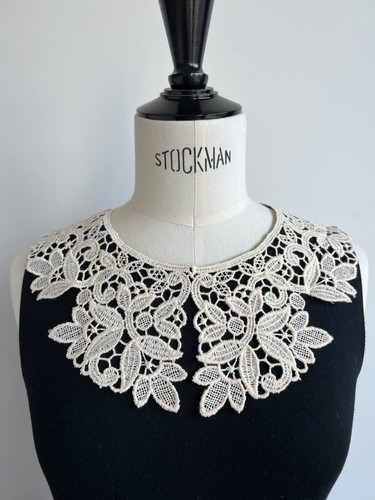 Vintage guipure cotton lace - vintage,