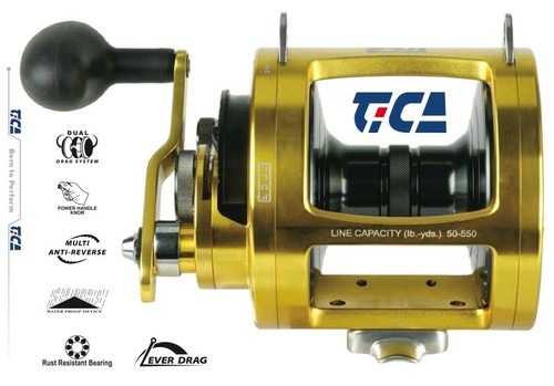 Fishing reel drifting big game - big,