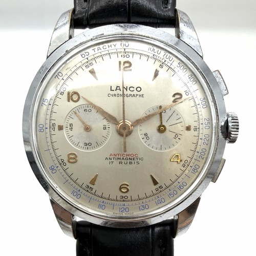 Lanco chronograph watch - lanco,