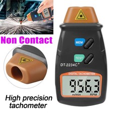 Digital Tachometer Non Contact Laser Photo RPM Tach Meter Motor Speed Gauge UK