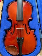 Stentor Student 1 violin outfit 3/4 size with adjusters in tailpiece. VGC