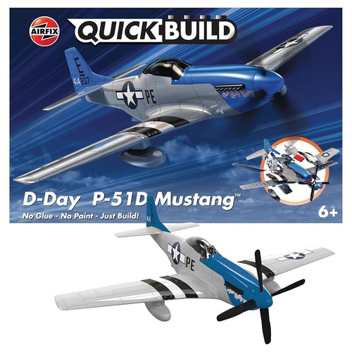 Airfix quickbuild day - airfix, p-51d