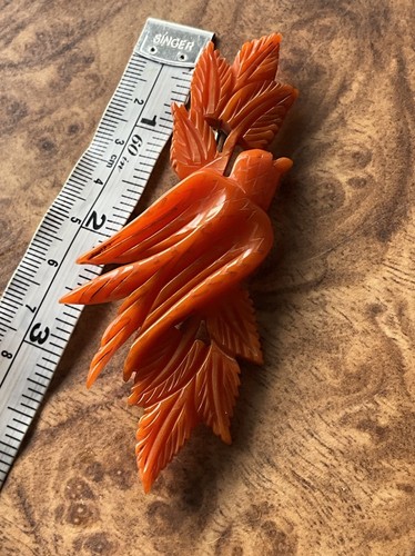 Vintage bakelite carved - vintage,