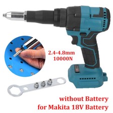 Cordless Brushless 2.4-4.8mm Electric Rivet Gun For Makita LXT 18V Battery