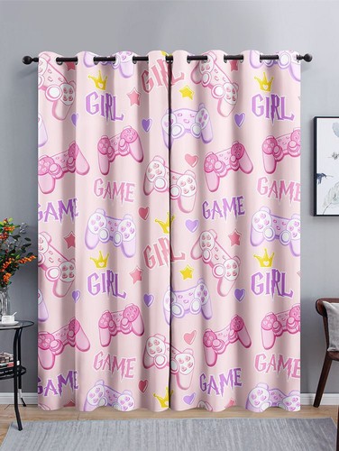 Videogame gamepad curtains - videogame,