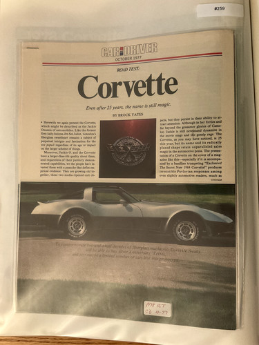 Lbvette259 article road - lbvette259, test