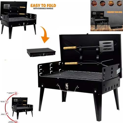 Portable folding charcoal - , bbq