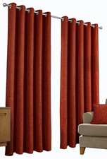 EMILY – CHENILLE THERMAL LINED HEAVYWEIGHT CURTAINS – 40mm RING TOP EYLET