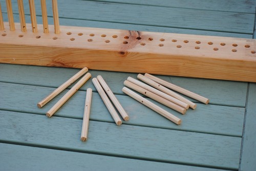 Peg loom row - peg, 2-row