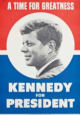 Kennedy JFK Campaign POSTER US