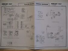 1967 MERCURY MONTCLAIR MONTEREY PARKLANE WIRING DIAGRAM