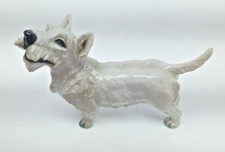 ROSENTHAL WHEATEN SCOTTISH TERRIER FIGURE - HEIDENREICH SIGNED IN GLAZE