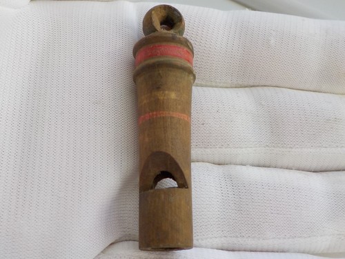 Old wooden whistle still - ,