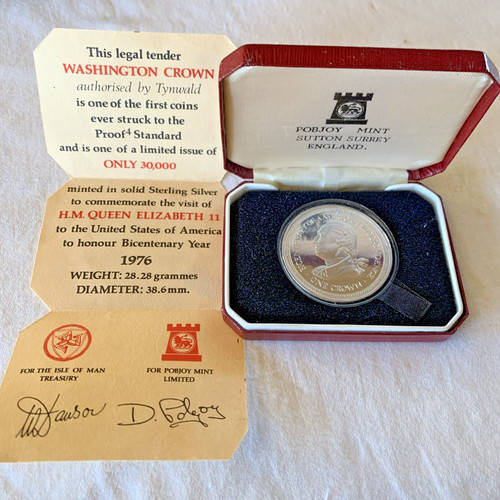Pobjoy mint isle man 1976 - mint,