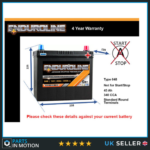 Battery fits auto - battery, union