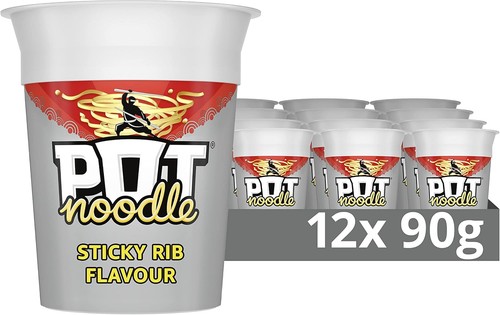 Pot noodle sticky - pot,