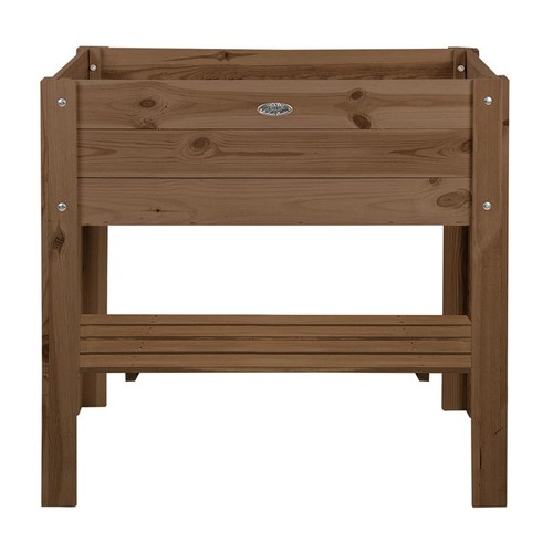 Raised wooden planter - wooden, with