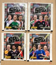 4x Panini SPL 2007 Sealed Sticker Packs Large Version Scotland RARE Set