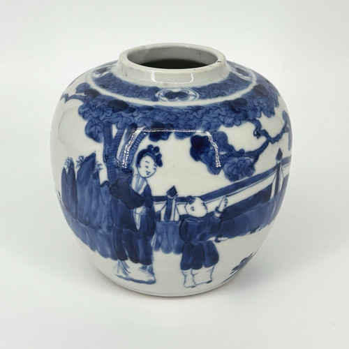 Antique kangxi blue white - blue,