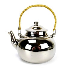 Porcelain Teapot Silver Plated