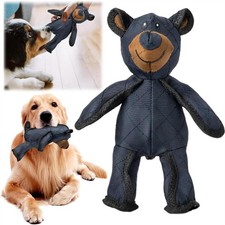 Unbreakable Bear Pet Dog Chew Toy Indestructible Tough Dog Squeaky Toys