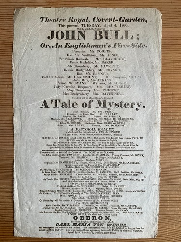 Original playbill theatre - playbill,
