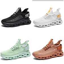 Mens Walking Memory Foam Shock Absorbing Running Sports Gym Shoes Trainers Size