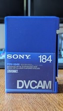 3x Sony DVCAM tapes PDV-184n