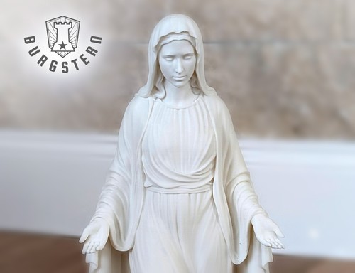 Beautiful statue the virgin - beautiful, of