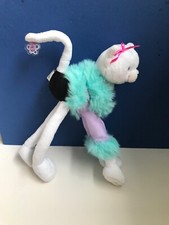 Mattel Barbie White Long Legged White Cat Plush 12"