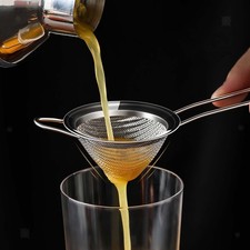 Metal Bar Conical Sieve Tea