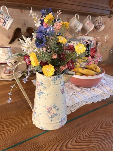 Gisela graham floral tin jug - gisela,