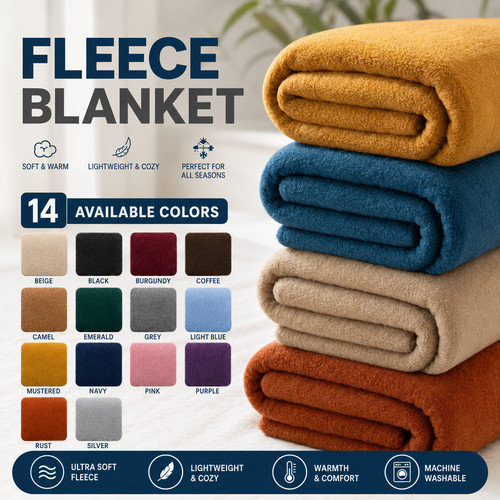 Thick mink fleece blanket - thick,