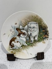Poole England Plate Cat &