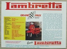 Lambretta grand prix 200 - prix,