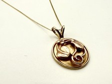9ct Welsh Rose Gold Pendant