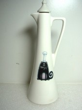 Ceramic Vinegar Jug Decorated