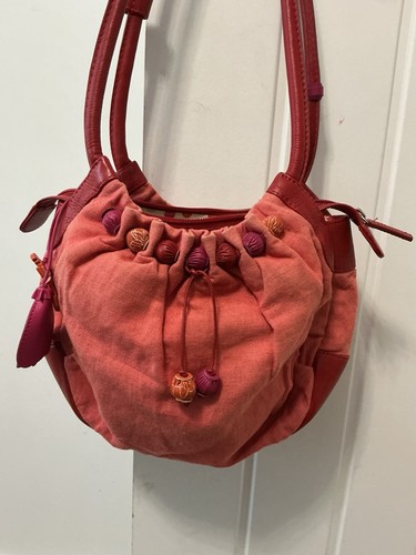 Radley pink canvas red - radley,