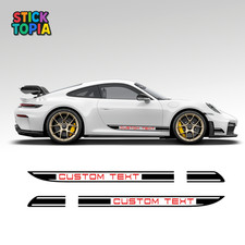 Porsche side stripe decals - porsche,