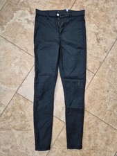 Topshop joni skinny black - skinny,