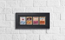 Black 4 Trading Card Frame (1