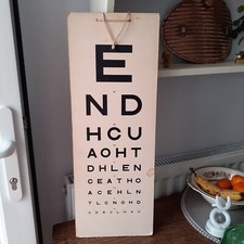 Vintage Optical/Eye Test Chart