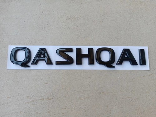 Gloss black qashqai logo for - qashqai,
