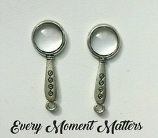 5 x Tibetan Silver MAGNIFYING