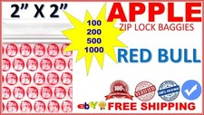 2" x 2" Apple baggies 2020