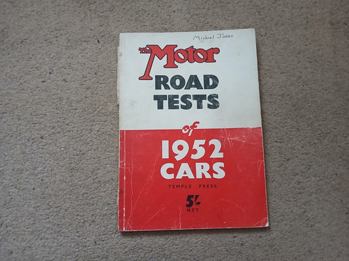 Motor road tests 1952 - tests,