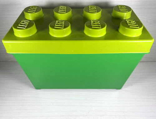 Lego storage brick green - lego,